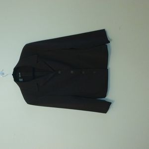 Rafaella Women's Dress Suit Blazer Jacket Dark Brown Size 12